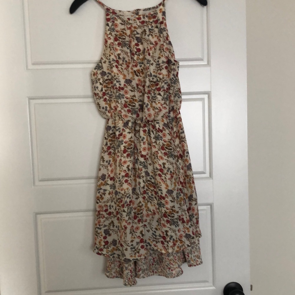 Blue Rain flowered dress